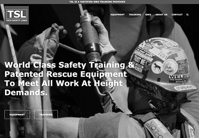 Firma TSL, Trainings- und Rettungszubehör für Höhenarbeit